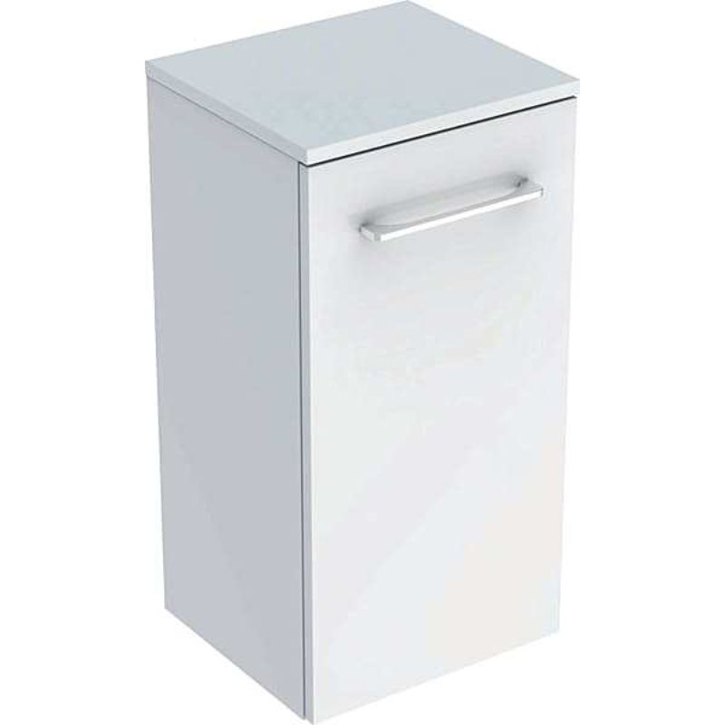 Geberit Selnova Square 1 Door Bathroom Wall Cabinet 330mm - White - 501.272.00.1 - TAP 'N' SHOWER