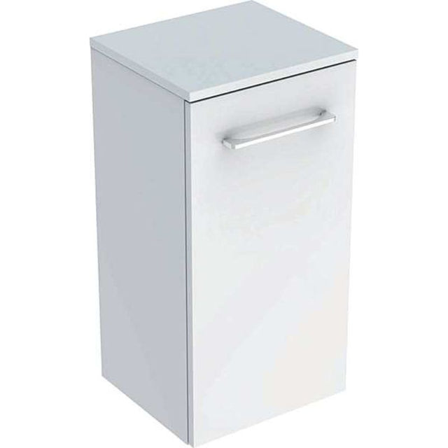 Geberit Selnova Square 1 Door Bathroom Wall Cabinet 330mm - White - 501.272.00.1 - TAP 'N' SHOWER