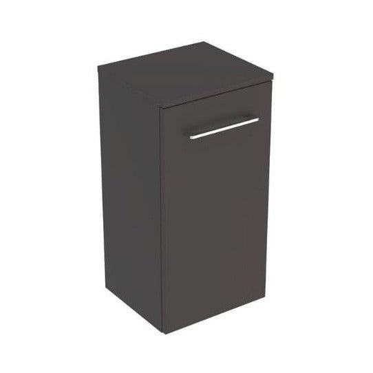 Geberit Selnova Square 1 Door Bathroom Wall Cabinet 330mm - Lava - 501.273.00.1 - TAP 'N' SHOWER