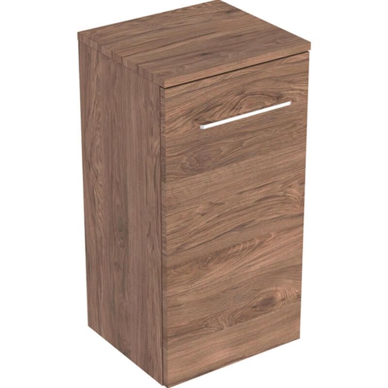 Geberit Selnova Square 1 Door Bathroom Wall Cabinet 330mm - Hickory - 501.274.00.1 - TAP 'N' SHOWER