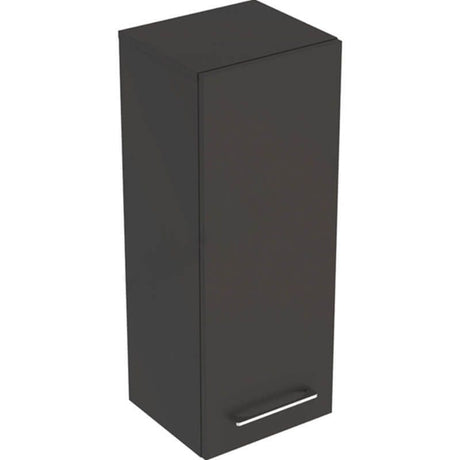 Geberit Selnova Square 1 Door Bathroom Wall Cabinet 330mm - Lava - 501.277.00.1 - TAP 'N' SHOWER
