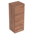 Geberit Selnova Square 1 Door Bathroom Wall Cabinet 330mm - Hickory - 501.278.00.1 - TAP 'N' SHOWER