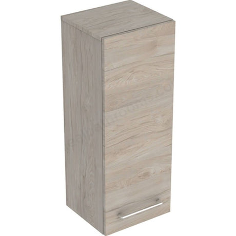 Geberit Selnova Square 1 Door Bathroom Wall Cabinet 330mm - Hickory - 501.279.00.1 - TAP 'N' SHOWER