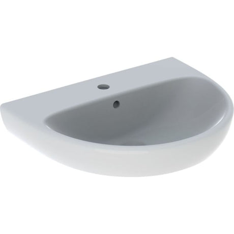 Geberit Selnova 1 Tap Hole Countertop Basin 600mm - White - 501.401.00.6 - TAP 'N' SHOWER