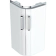 Geberit Selnova Compact Vanity Unit For Corner Basin 320mm - White - 501.484.00.1 - TAP 'N' SHOWER