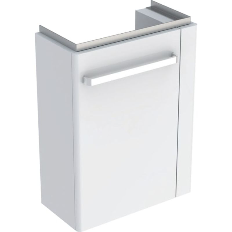 Geberit Selnova Compact RH Vanity Unit For Basin 500mm - White - 501.498.00.1 - TAP 'N' SHOWER