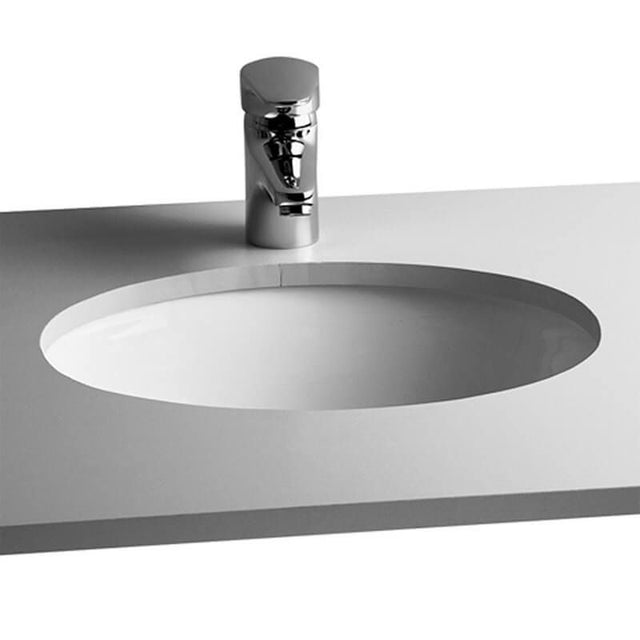 Vitra S20 Under Counter Basin 0 Tap Hole 42mm - White - 6039B003 - 0012 - TAP 'N' SHOWER
