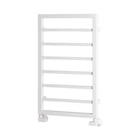 Eastbrook Ryton Straight Framed Designer Towel Radiator 800mm x 500mm - Matt White - 61.0002 - TAP 'N' SHOWER