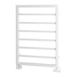 Eastbrook Ryton Straight Framed Designer Towel Radiator 800mm x 600mm - Matt White - 61.0003 - TAP 'N' SHOWER