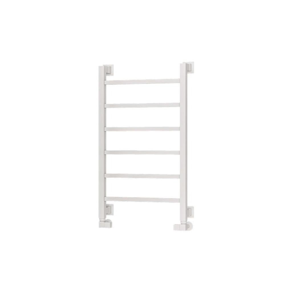 Eastbrook Loxley Square Straight Designer Towel Radiator 800mm x 500mm - Matt White - 61.0038 - TAP 'N' SHOWER