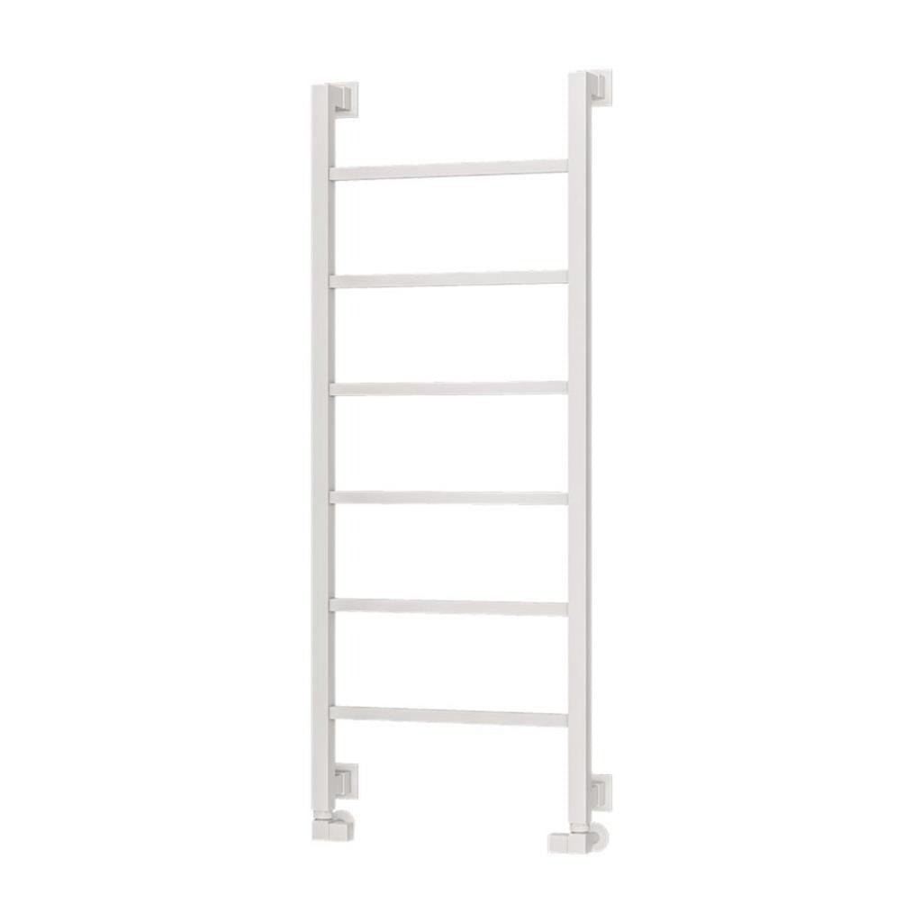 Eastbrook Loxley Square Straight Designer Towel Radiator 1200mm x 500mm - Matt White - 61.0040 - TAP 'N' SHOWER