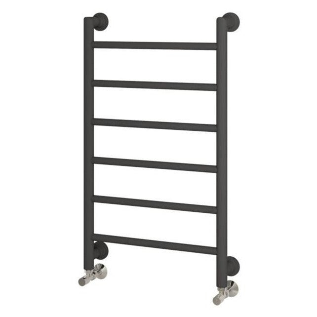 Eastbrook Eshton Straight Designer Towel Radiator 800mm x 500mm - Matt Anthracite - 61.0054 - TAP 'N' SHOWER