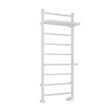 Eastbrook Launton Straight Ladder Towel Radiator With Shelves 1200mm x 500mm - Matt White - 61.0062 - TAP 'N' SHOWER