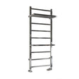 Eastbrook Launton Straight Ladder Towel Radiator With Shelves 1200mm x 500mm - Chrome - 61.0066 - TAP 'N' SHOWER