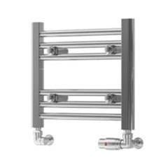 Eastbrook Biava 360mm x 400mm HV Straight Ladder Towel Radiator - Chrome - 61.0074 - TAP 'N' SHOWER