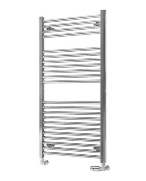 Eastbrook Biava HV Straight Ladder Towel Radiator 1118mm x 600mm - Chrome - 61.0079 - TAP 'N' SHOWER