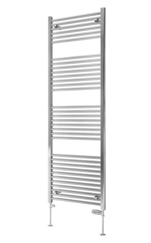 Eastbrook Biava HV Straight Ladder Towel Radiator 1720mm x 600mm - Chrome - 61.0082 - TAP 'N' SHOWER