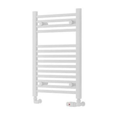 Eastbrook Biava 688mm x 450mm HV Straight Ladder Towel Radiator - Matt White - 61.0115 - TAP 'N' SHOWER