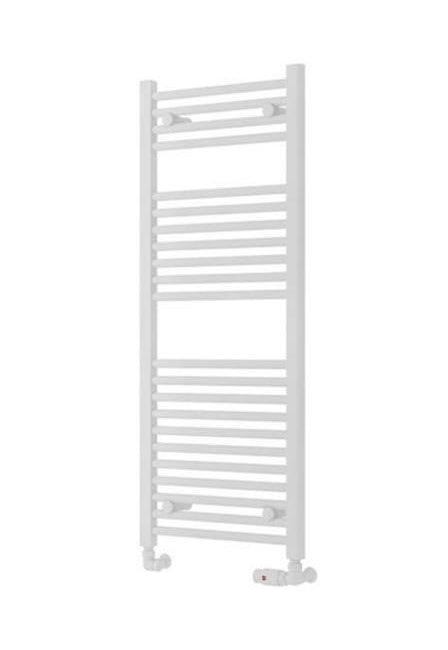 Eastbrook Biava HV Straight Ladder Towel Radiator 1118mm x 450mm - Matt White - 61.0118 - TAP 'N' SHOWER