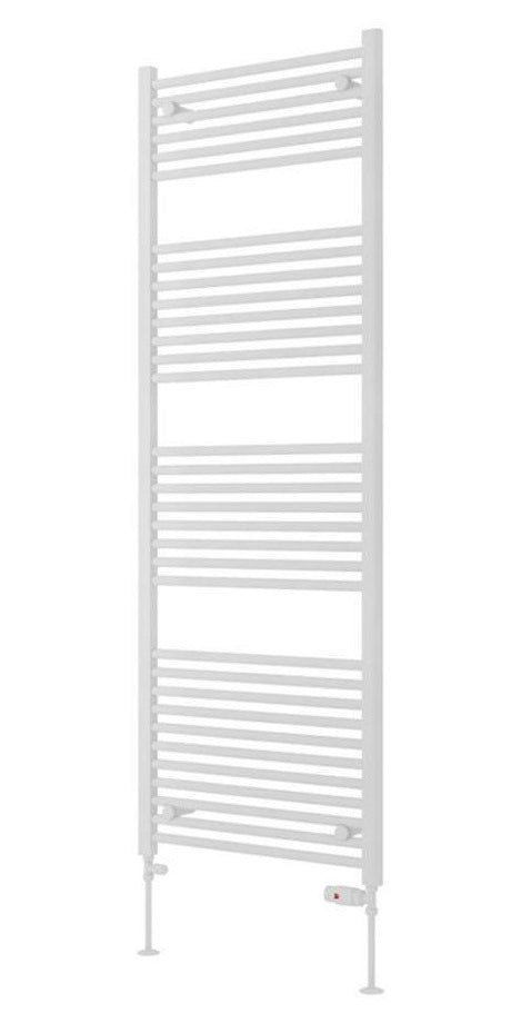 Eastbrook Biava HV Straight Ladder Towel Radiator 1720mm x 600mm - Matt White - 61.0122 - TAP 'N' SHOWER