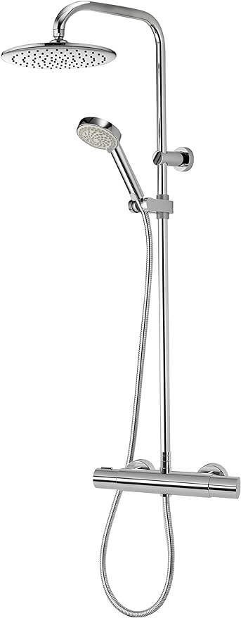 Aqualisa Midas 110 Shower Column HP - Chrome - MD110SC - TAP 'N' SHOWER
