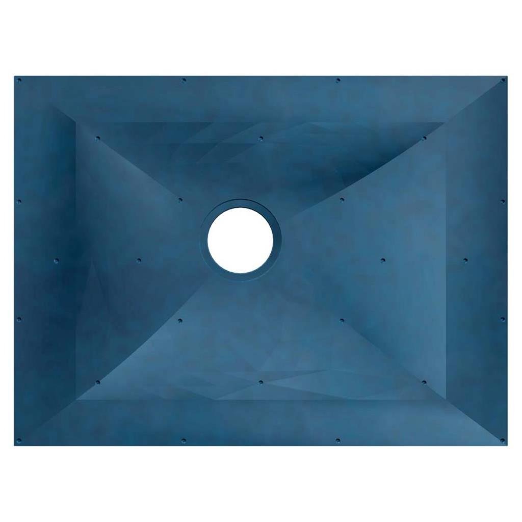 Eastbrook Biava Wetroom Floor Former with Standard Waste 1200mm x 900mm - Blue - 65.0001 - TAP 'N' SHOWER