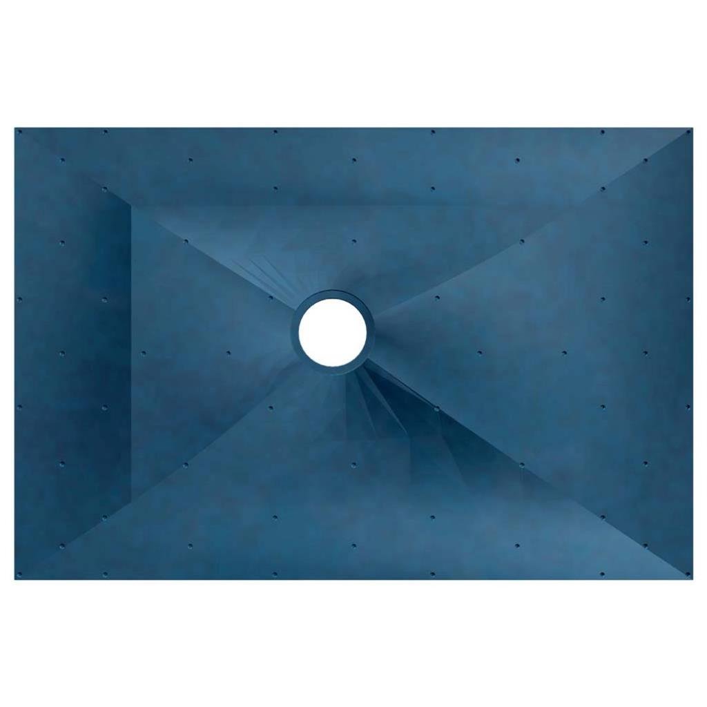 Eastbrook Biava Wetroom Floor Former with Standard Waste 1600mm x 1067mm - Blue - 65.0004 - TAP 'N' SHOWER