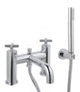 JTP Solex Deck Mounted Bath Shower Mixer with Kit - Chrome - 66275