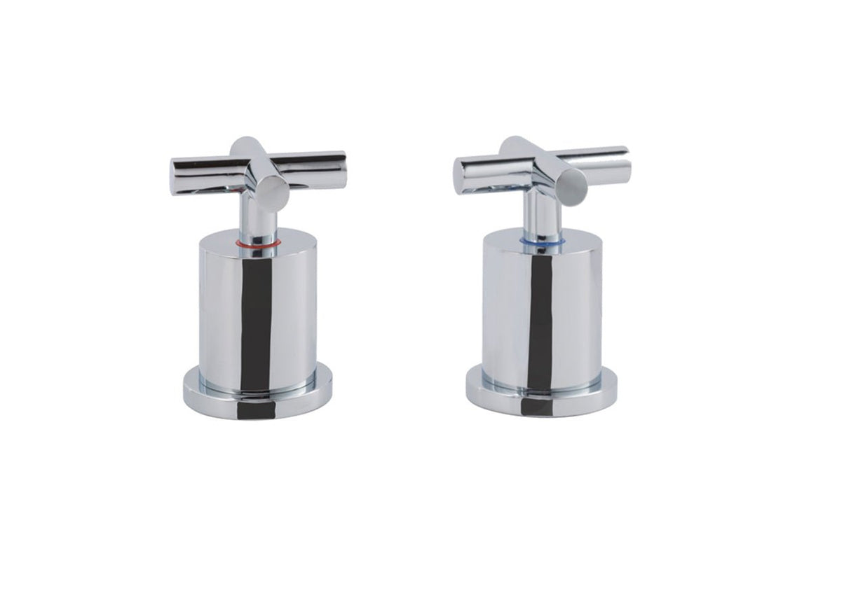 JTP Solex Panel Manual Valves - Chrome - 66809 - TAP 'N' SHOWER