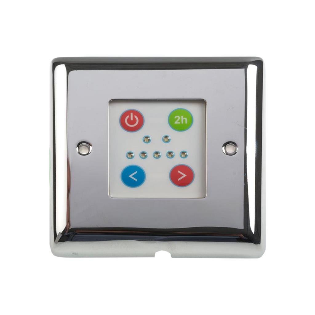 Eastbrook Crafton Temperature Control Panel Cover - Chrome - 67.0005 - TAP 'N' SHOWER