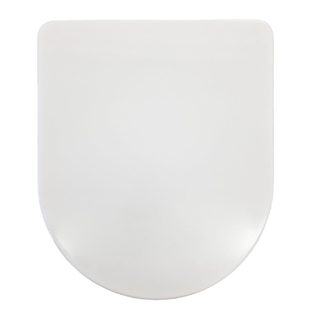 RAK - Resort Mini Soft Close Quick Release Wrap Over Toilet Seat and Cover - White - RAKSEAT006 - TAP 'N' SHOWER