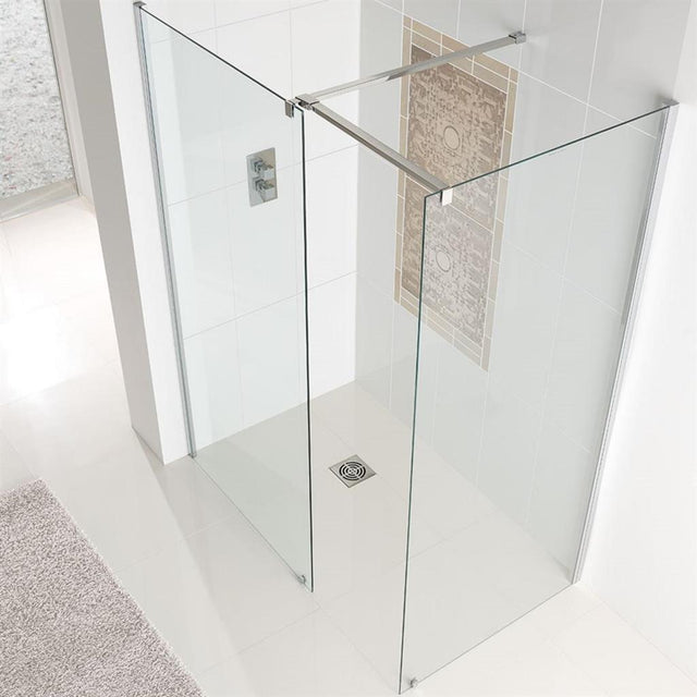 Eastbrook Corniche Walk - In Wetroom Shower Screen Front Panel 1150mm - 69.0119 - TAP 'N' SHOWER