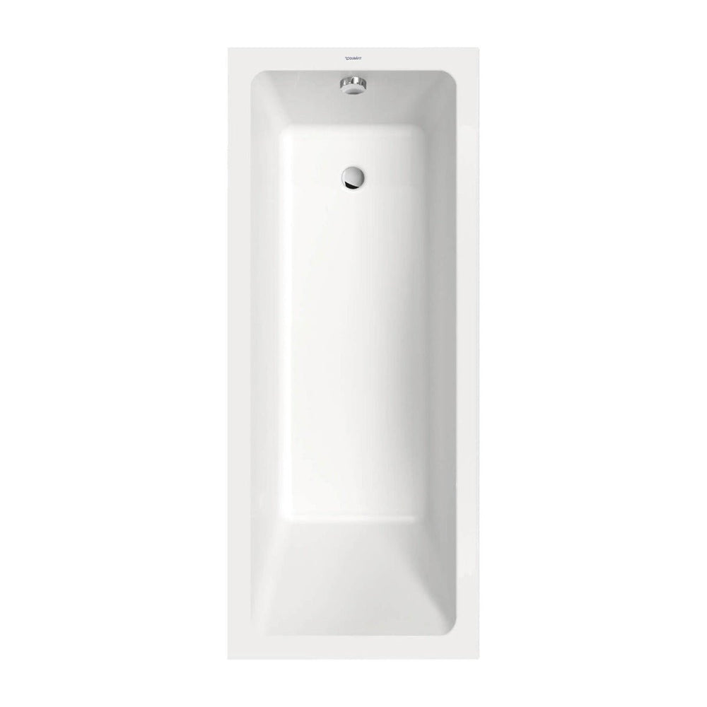 Duravit No.1 Single Ended Rectangular Bath 700mm x 1700mm - White - 700489000000000 - TAP 'N' SHOWER