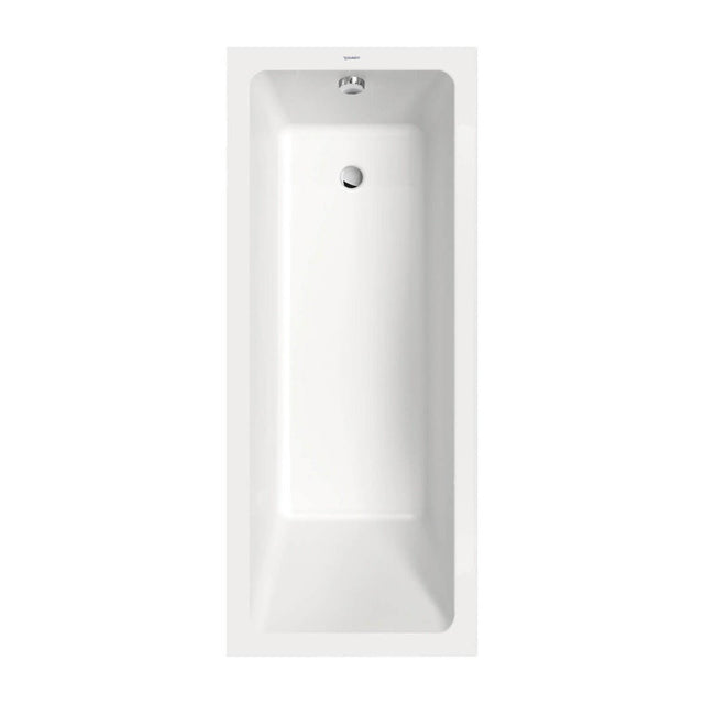 Duravit No.1 Single Ended Rectangular Bath 700mm x 1700mm - White - 700489000000000 - TAP 'N' SHOWER