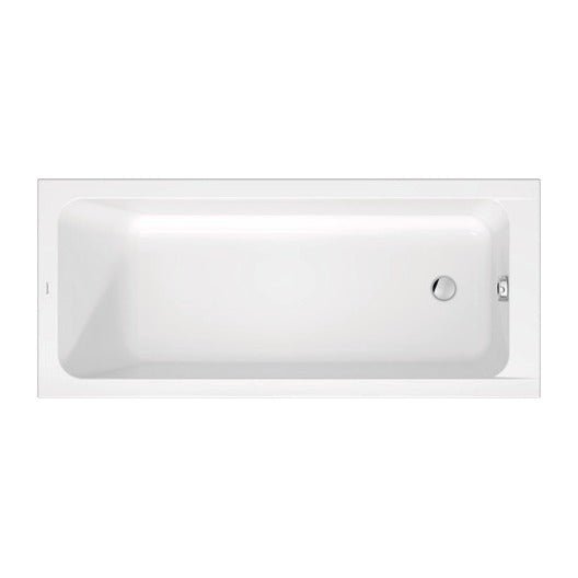 Duravit D - Code Single Ended Bathtub 1600 x 700mm - White - 700669000000000 - TAP 'N' SHOWER