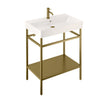 Britton Frame Stand For Basin 700mm - Brushed Brass - FRAME202 - TAP 'N' SHOWER