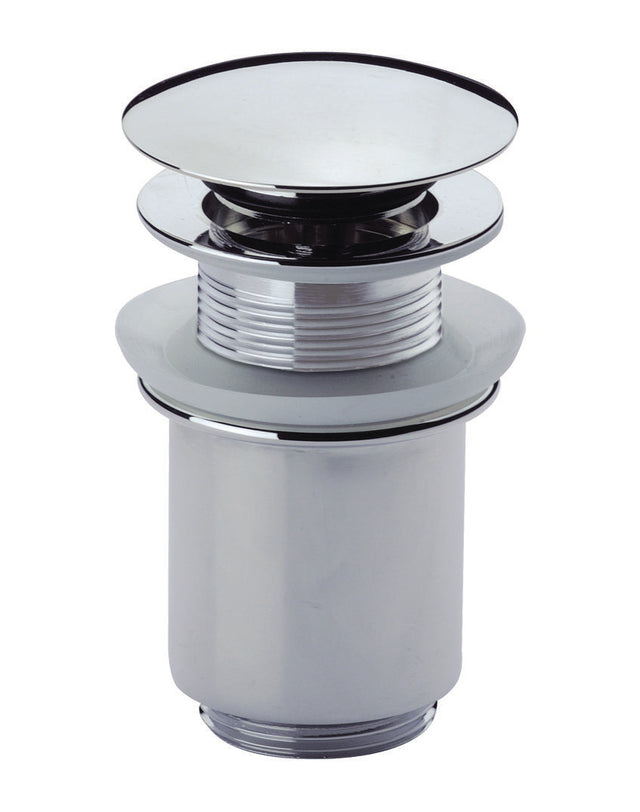 JTP Unslotted Click Clack Basin Waste - Chrome - 709CC