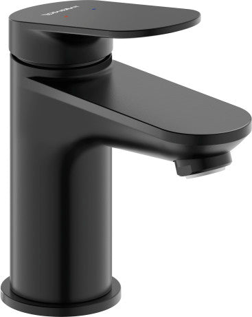 Duravit Wave Single Lever Basin Mixer S - Size without Waste - Matt Black - WA1010002046 - TAP 'N' SHOWER