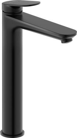 Duravit Wave Single Lever Tall Basin Mixer XL - Matt Black - WA1040002046 - TAP 'N' SHOWER