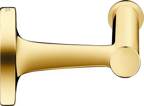 Duravit Starck T Wall Mounted Toilet Paper Holder 152 x 152 x 50mm - Polished Gold - 0099373400 - TAP 'N' SHOWER