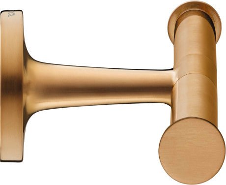 Duravit Starck T Wall Mounted Double Toilet Paper Holder 255 x 255 x 50mm - Brushed Bronze - 0099380400 - TAP 'N' SHOWER
