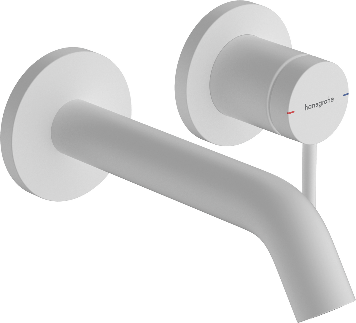 Hansgrohe Tecturis S Single Lever Basin Mixer - Matt White - 73350700 - TAP 'N' SHOWER