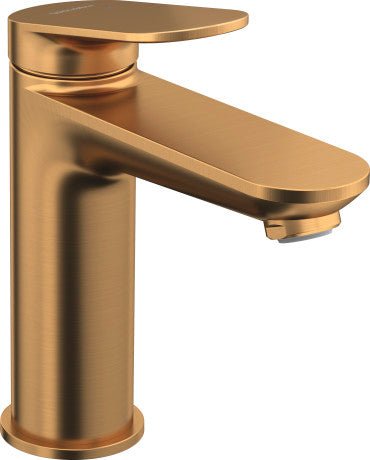 Duravit Wave Single Lever Basin Mixer M - Size Without Waste - Brushed Bronze - WA1020002004 - TAP 'N' SHOWER