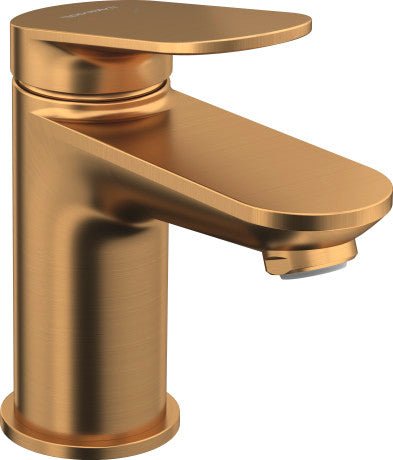 Duravit Wave Single Lever Basin Mixer S - Size Without Waste - Brushed Bronze - WA1010002004 - TAP 'N' SHOWER