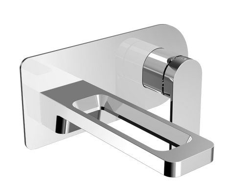 JTP AXEL Single Lever Wall Mounted Basin Mixer - Chrome - 74231