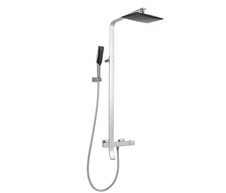 JTP Thermostatic Shower Pole with Handshower and Bath Spout - Chrome - MUL1