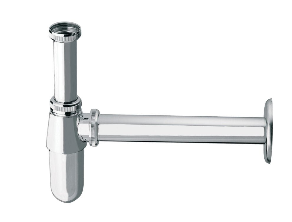JTP Traditional Bottle Trap With 300mm Pipe - Chrome - 771 - TAP 'N' SHOWER