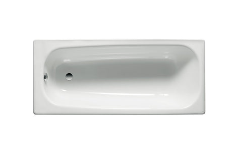Roca Contesa Bath 0 Tapholes 1700 x 700mm - White - 2358K0000 - TAP 'N' SHOWER