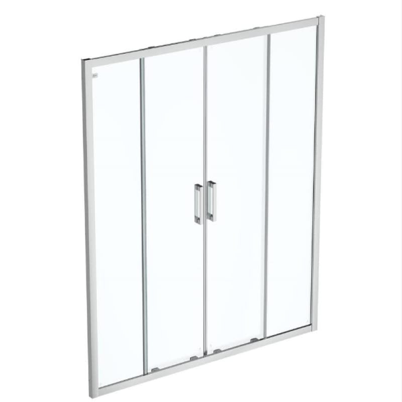 Ideal Standard Connect 2 Slider Door Idealclean Clear Glass B 1700mm - Bright Silver Finish - K9434EO - TAP 'N' SHOWER