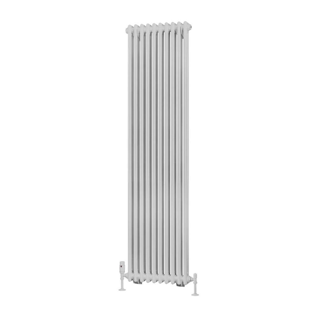 Eastbrook Rivassa Traditional Two Column Radiator 1800mm x 473mm - Gloss White - 81.0004 - TAP 'N' SHOWER